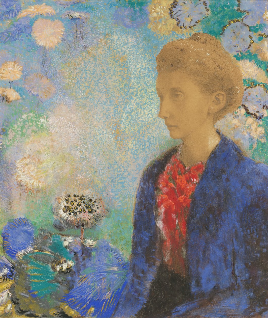 Baronesse af Domecy af Odilon Redon