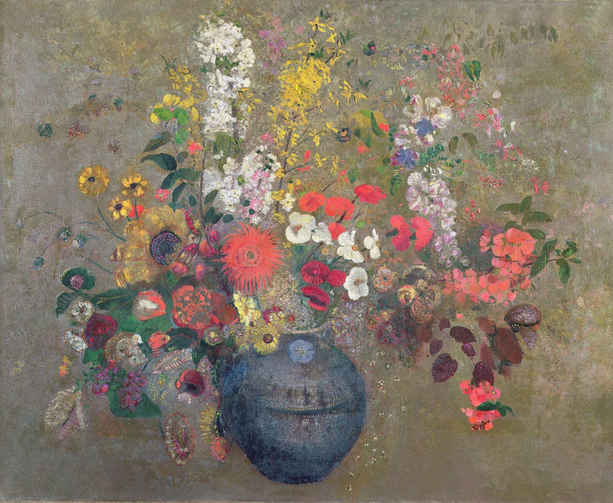 Blomster, 1909 af Odilon Redon