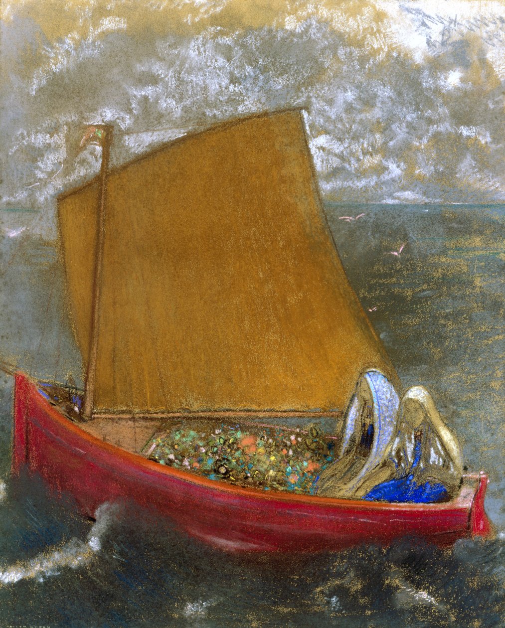 Det gule sejl af Odilon Redon