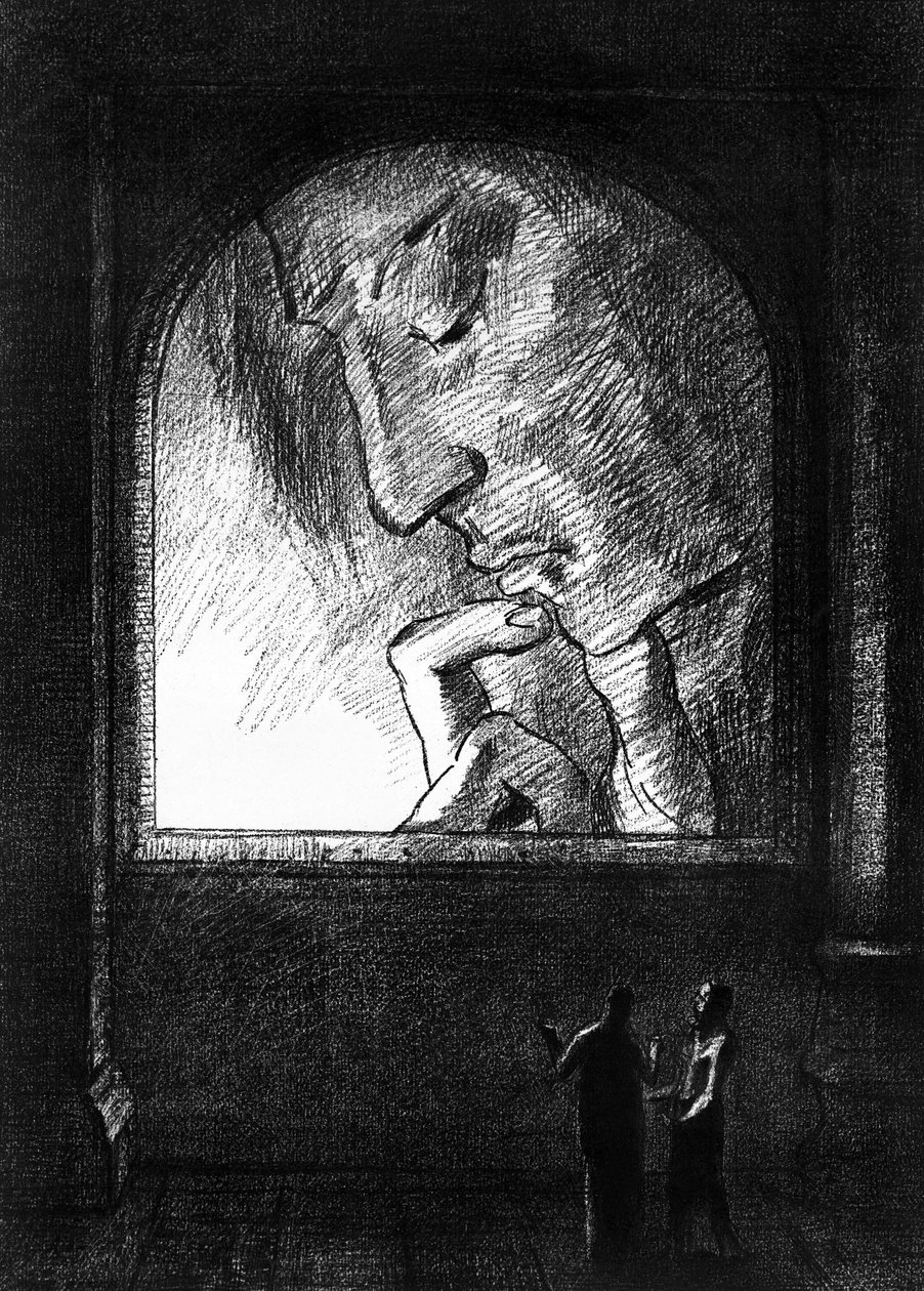 Lumiere, litografi fra 1893 af Odilon Redon