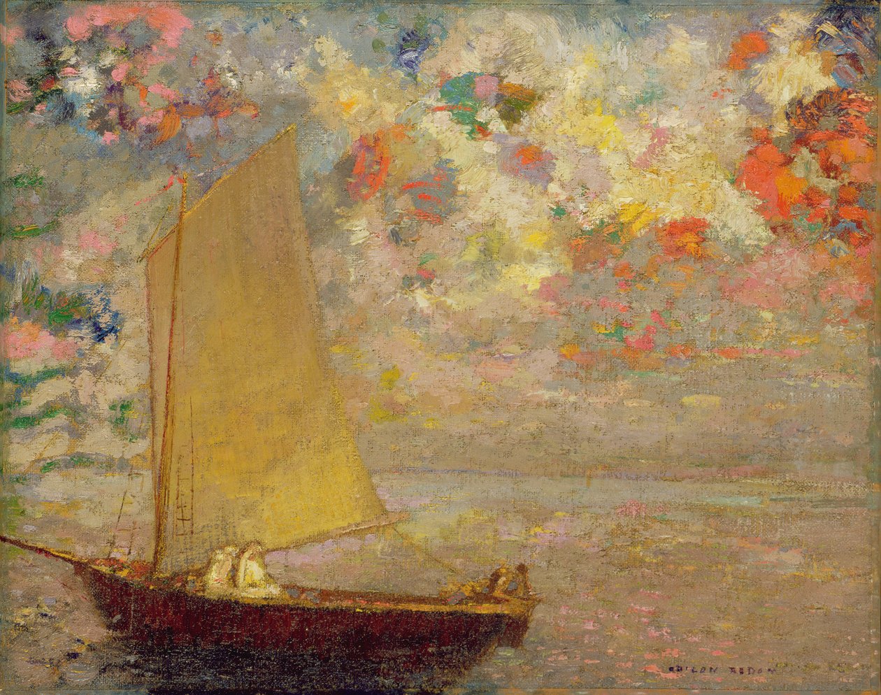 Sejlbåd, 1905 af Odilon Redon