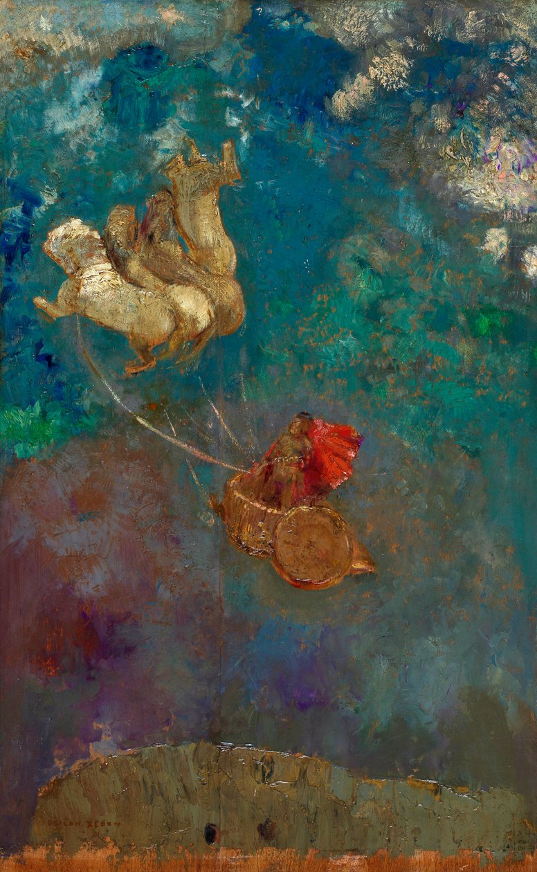 Apollons vogn, 1907-10 af Odilon Redon