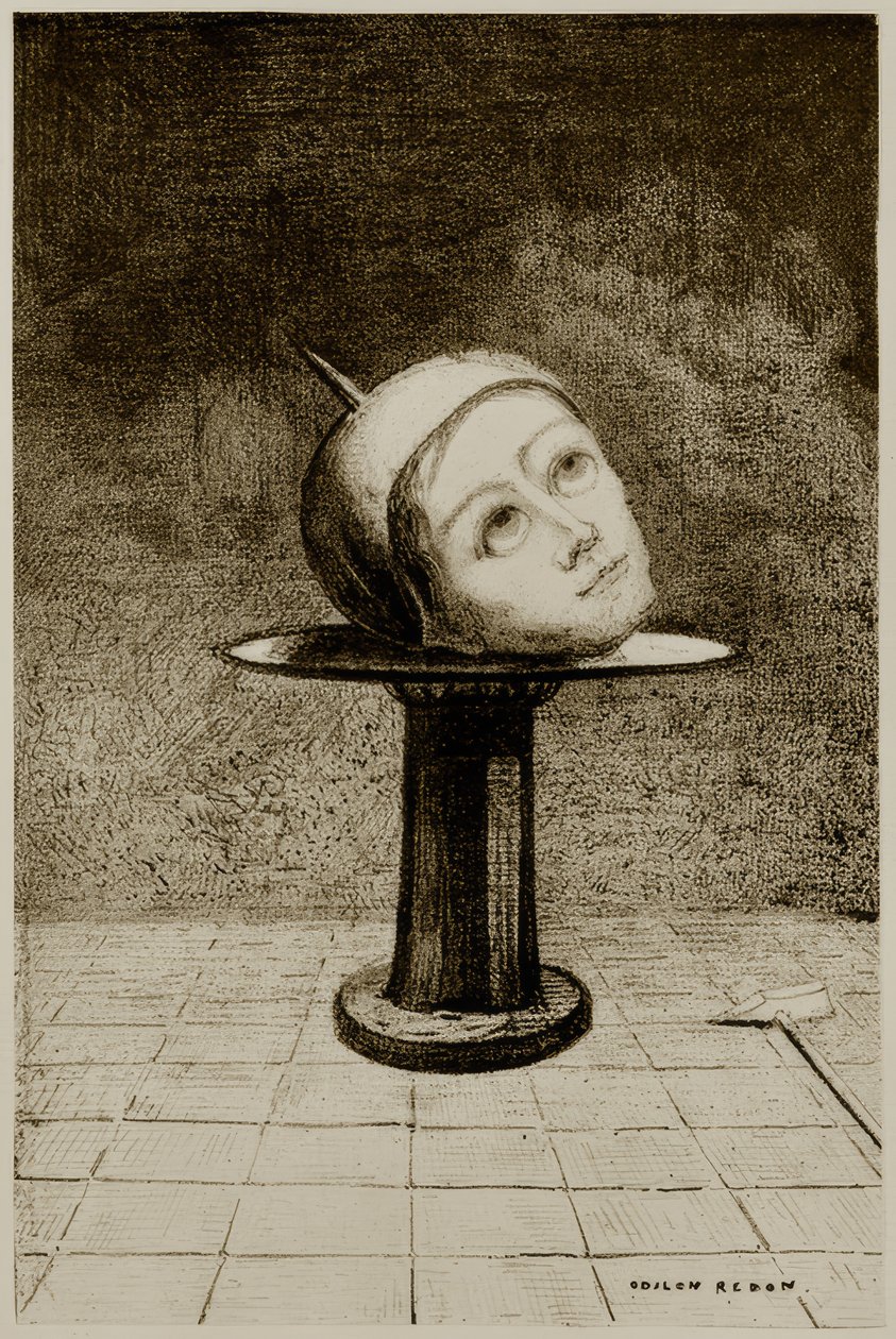 På skallen af Odilon Redon