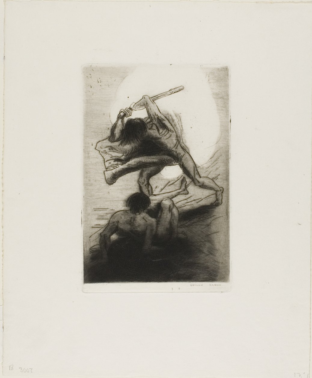 Kain og Abel af Odilon Redon