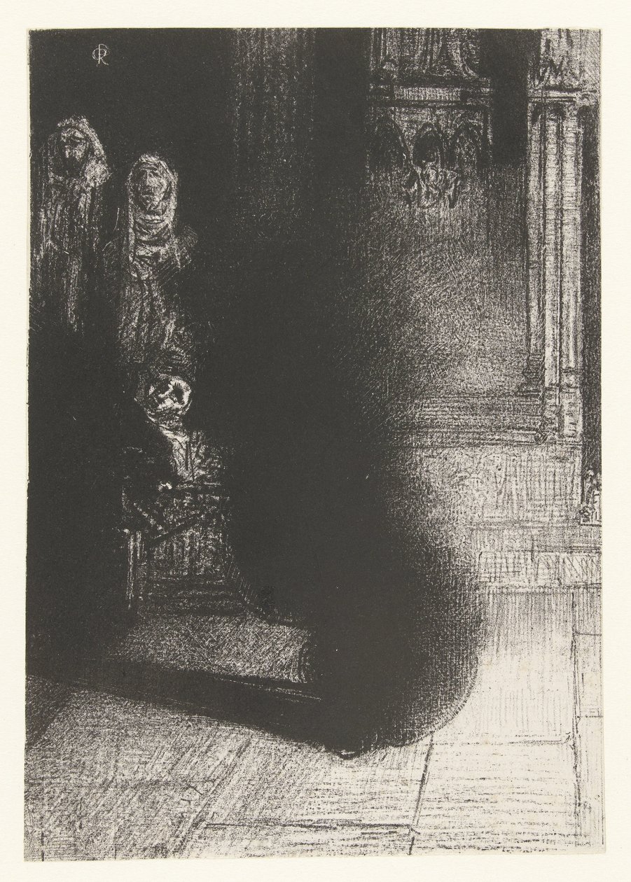 Fra zwarte vlammen De sorte fakler af Odilon Redon