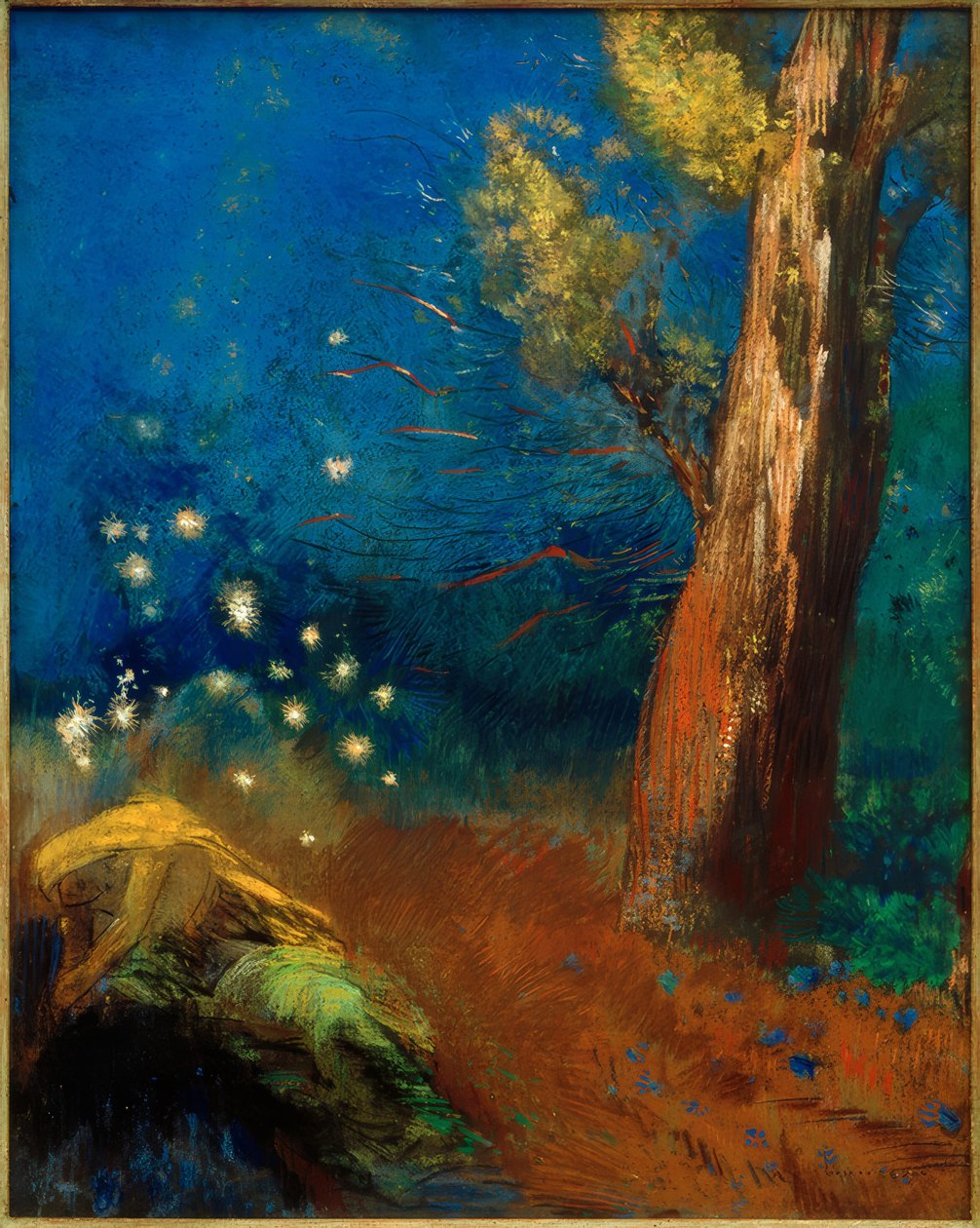 Buddhas død af Odilon Redon