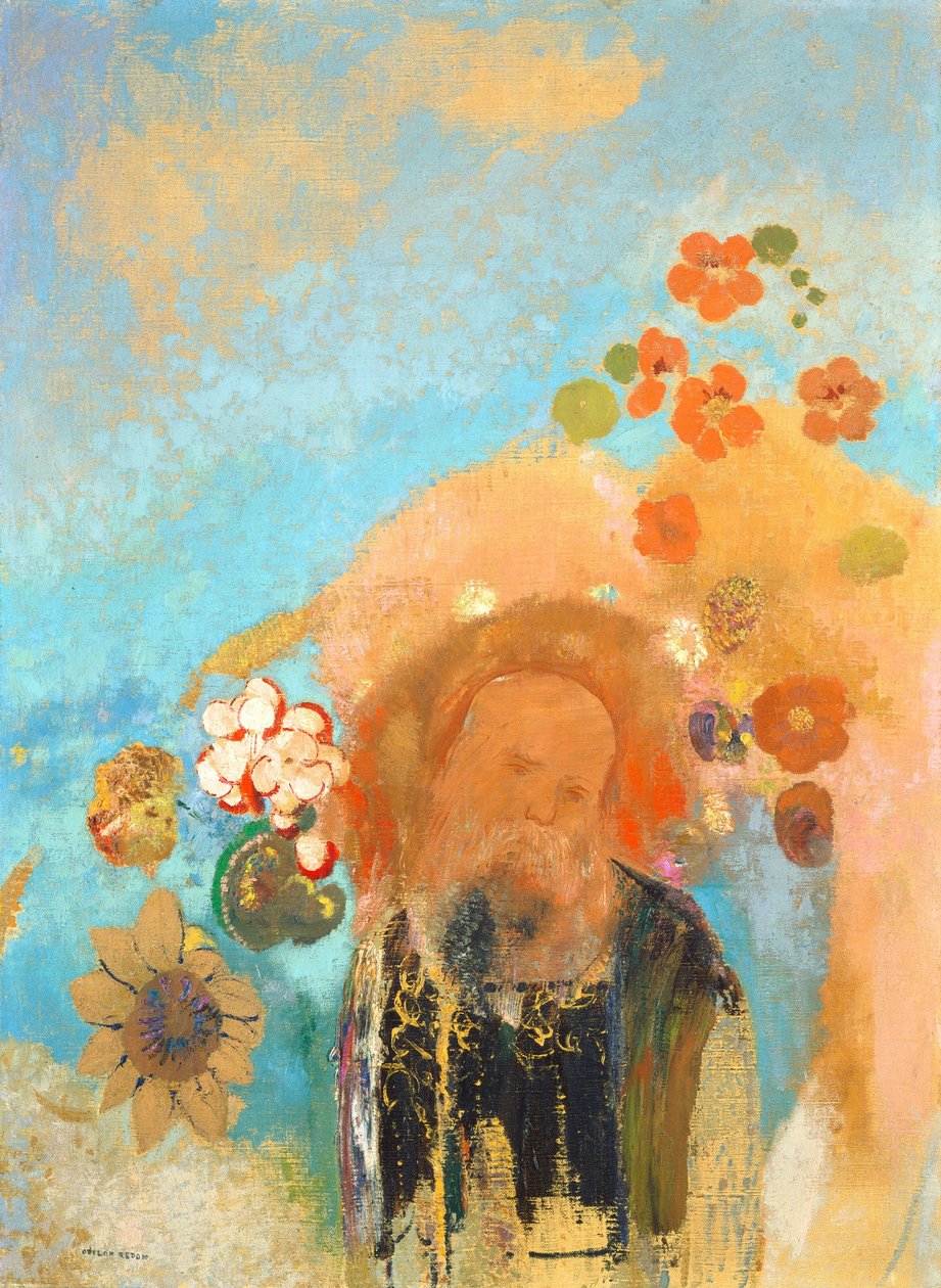 Fremkaldelse af Roussel, ca. 1912. af Odilon Redon