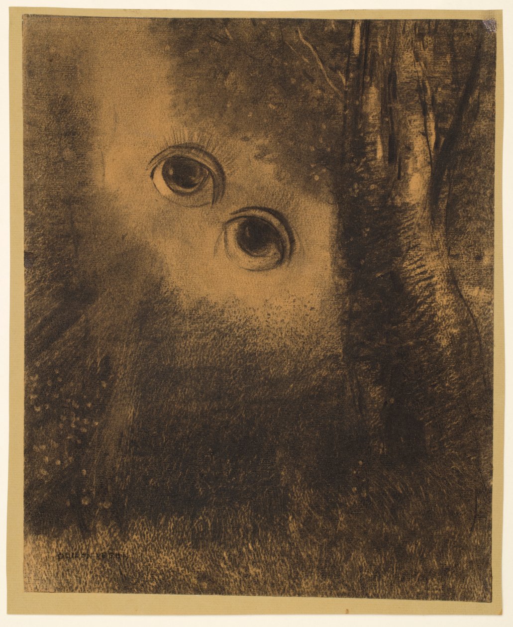Øjne i skoven af Odilon Redon