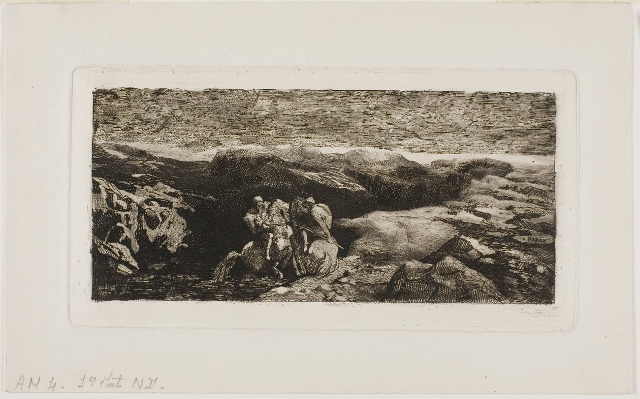 Ryttere i Kamp af Odilon Redon