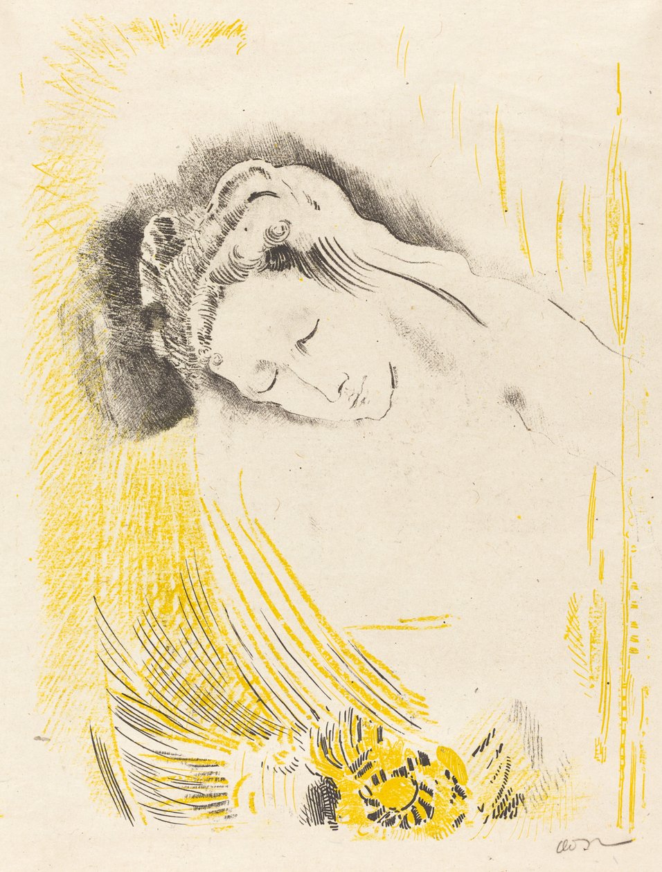l Sulmite (sulmiten) af Odilon Redon