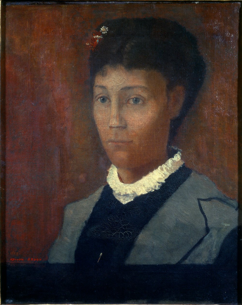 Fru Odilon af Odilon Redon