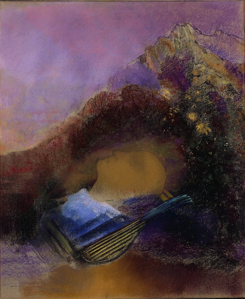 Orpheus, c. 1903-1910. af Odilon Redon