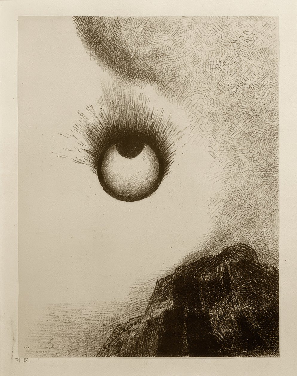 Overalt flammer eleverne af Odilon Redon
