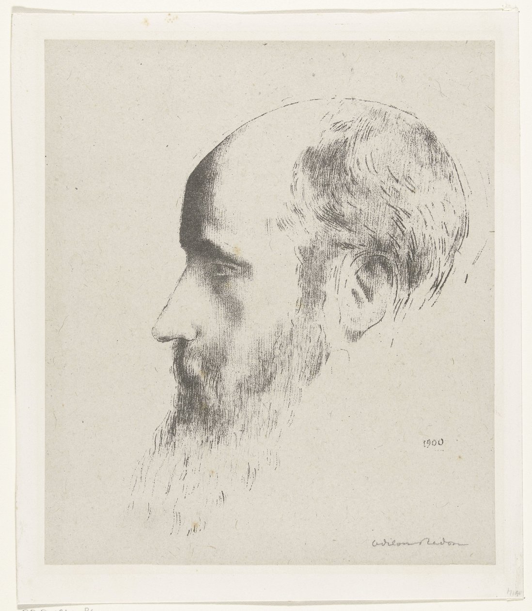 Portræt af Edouard Vuillard af Odilon Redon