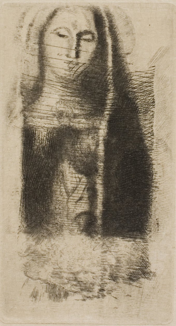 Prinsesse Maleine (Den Lille Madonna) af Odilon Redon