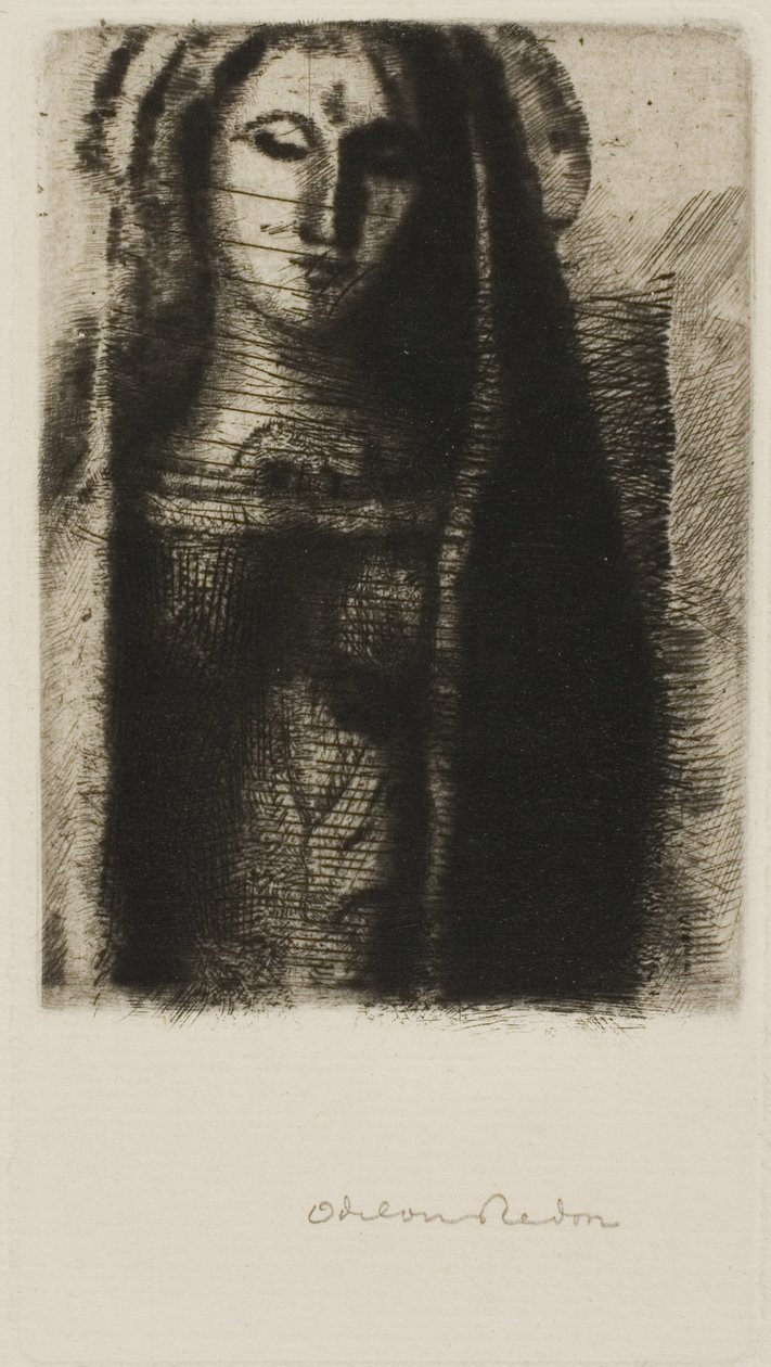 Prinsesse Maleine (Den Lille Madonna) af Odilon Redon