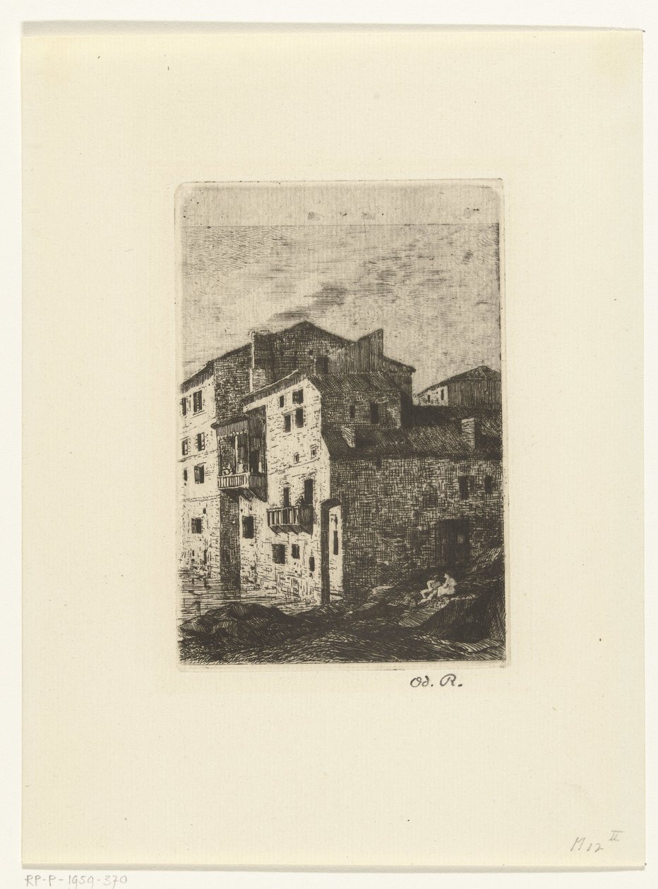 Saint-Jean-Pied-de-Port af Odilon Redon