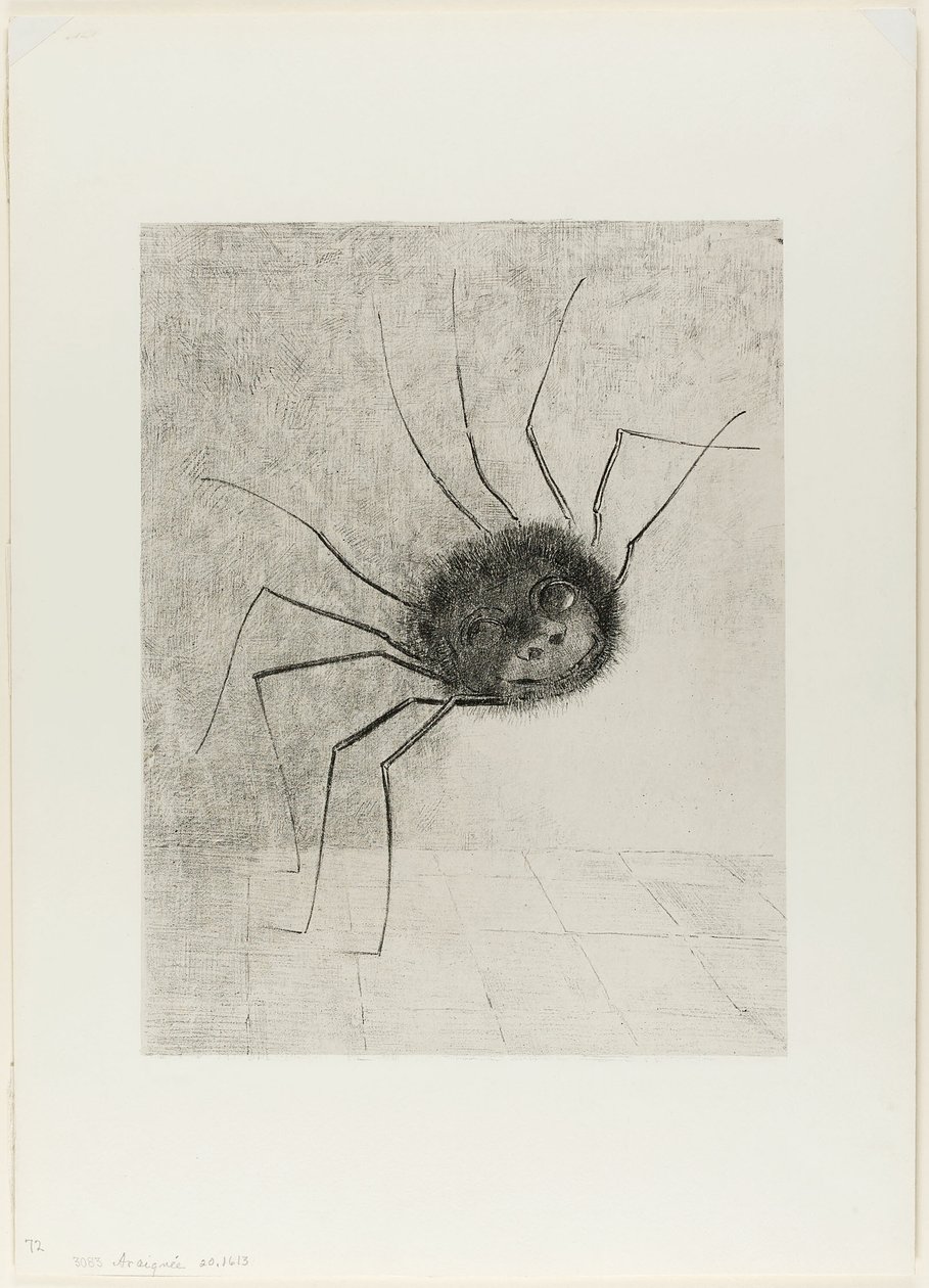 edderkop af Odilon Redon