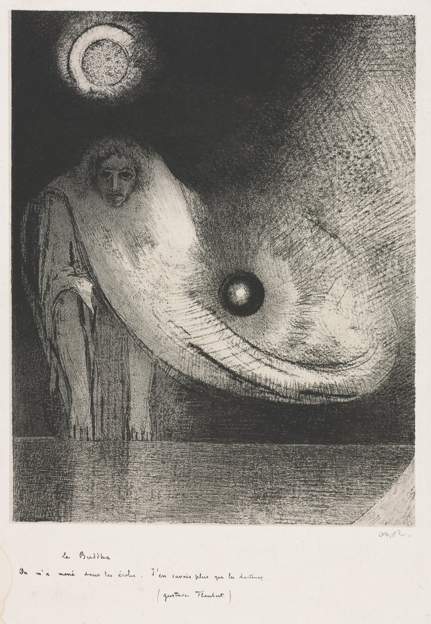 Buddha, 1895. af Odilon Redon