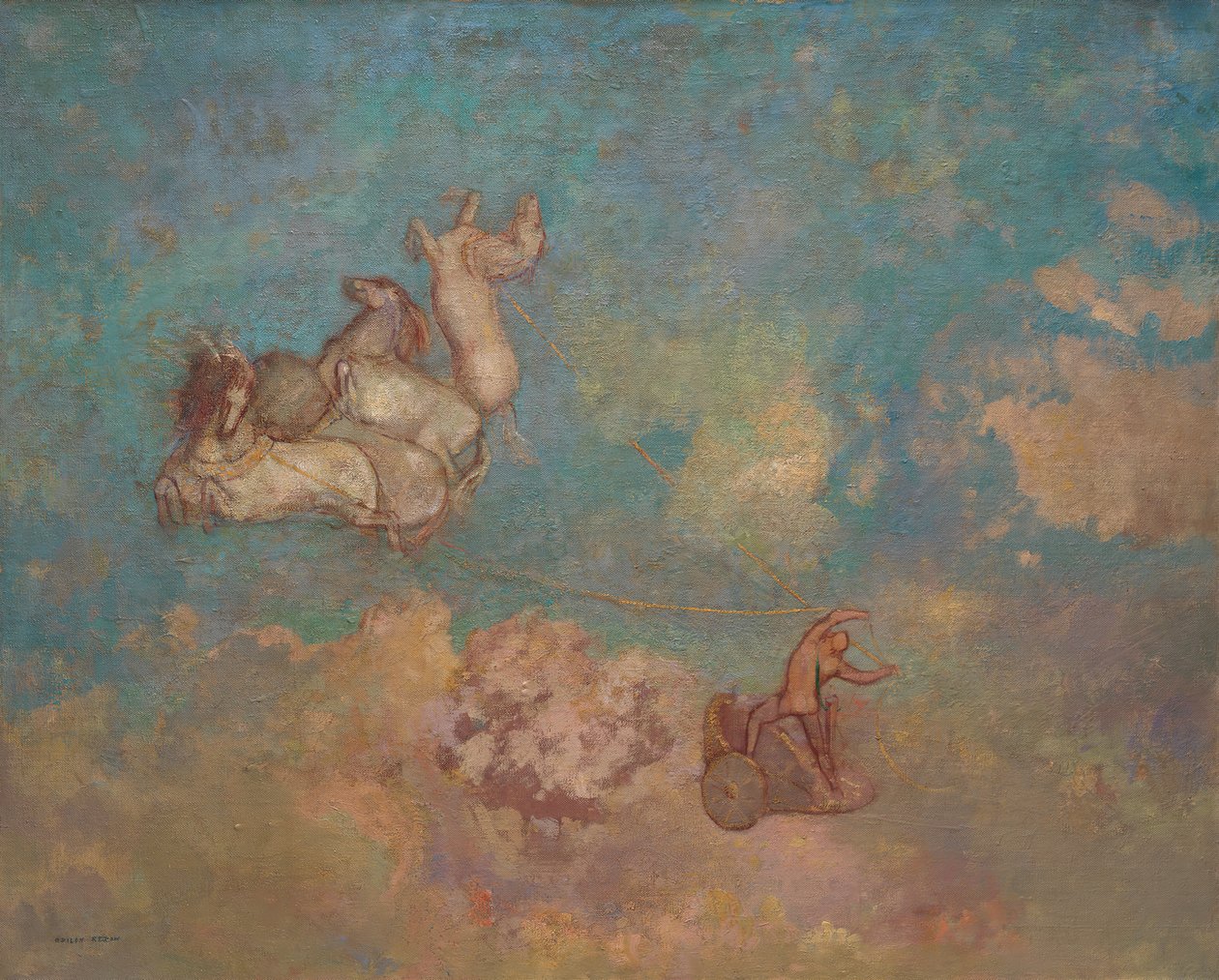 Apollons vogn, 1905-16. af Odilon Redon