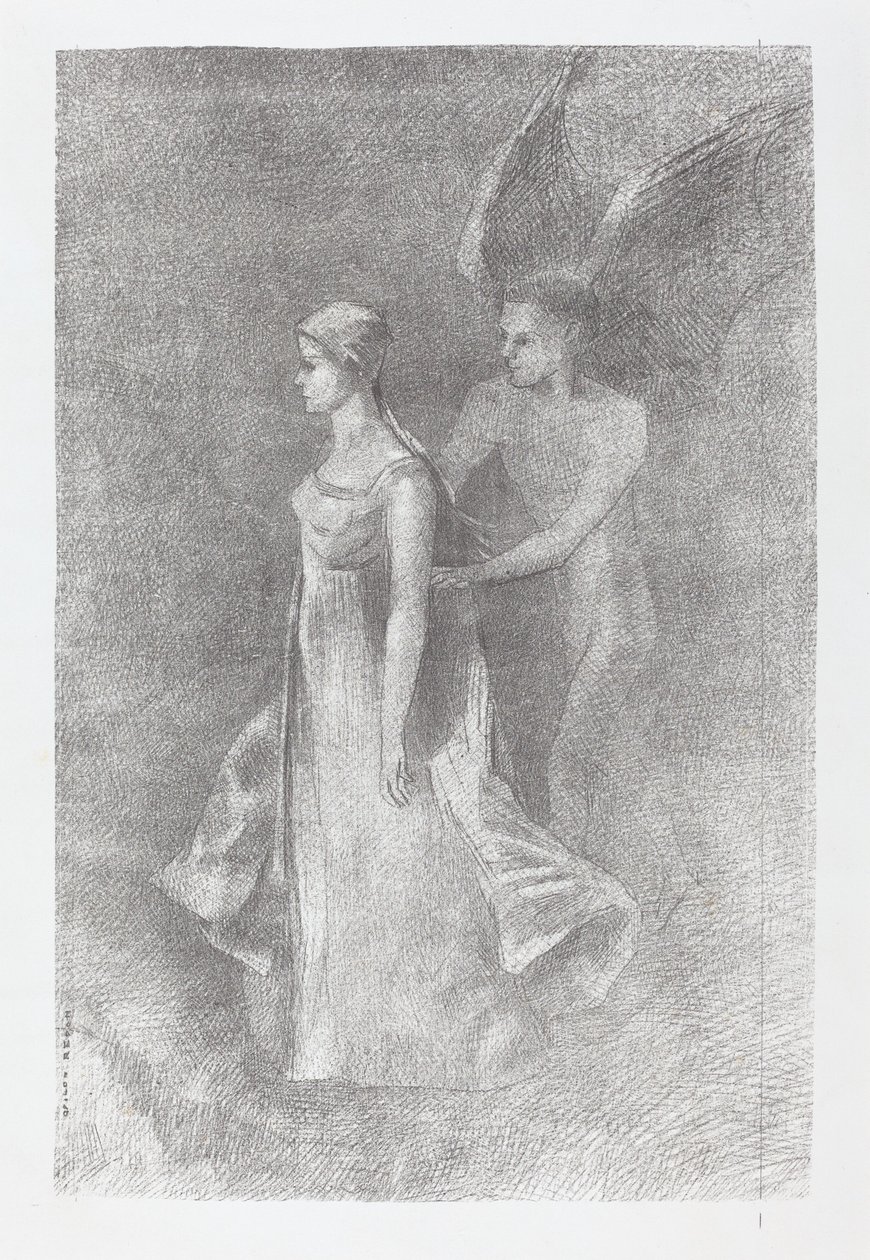 The Haunting (Hantise) af Odilon Redon