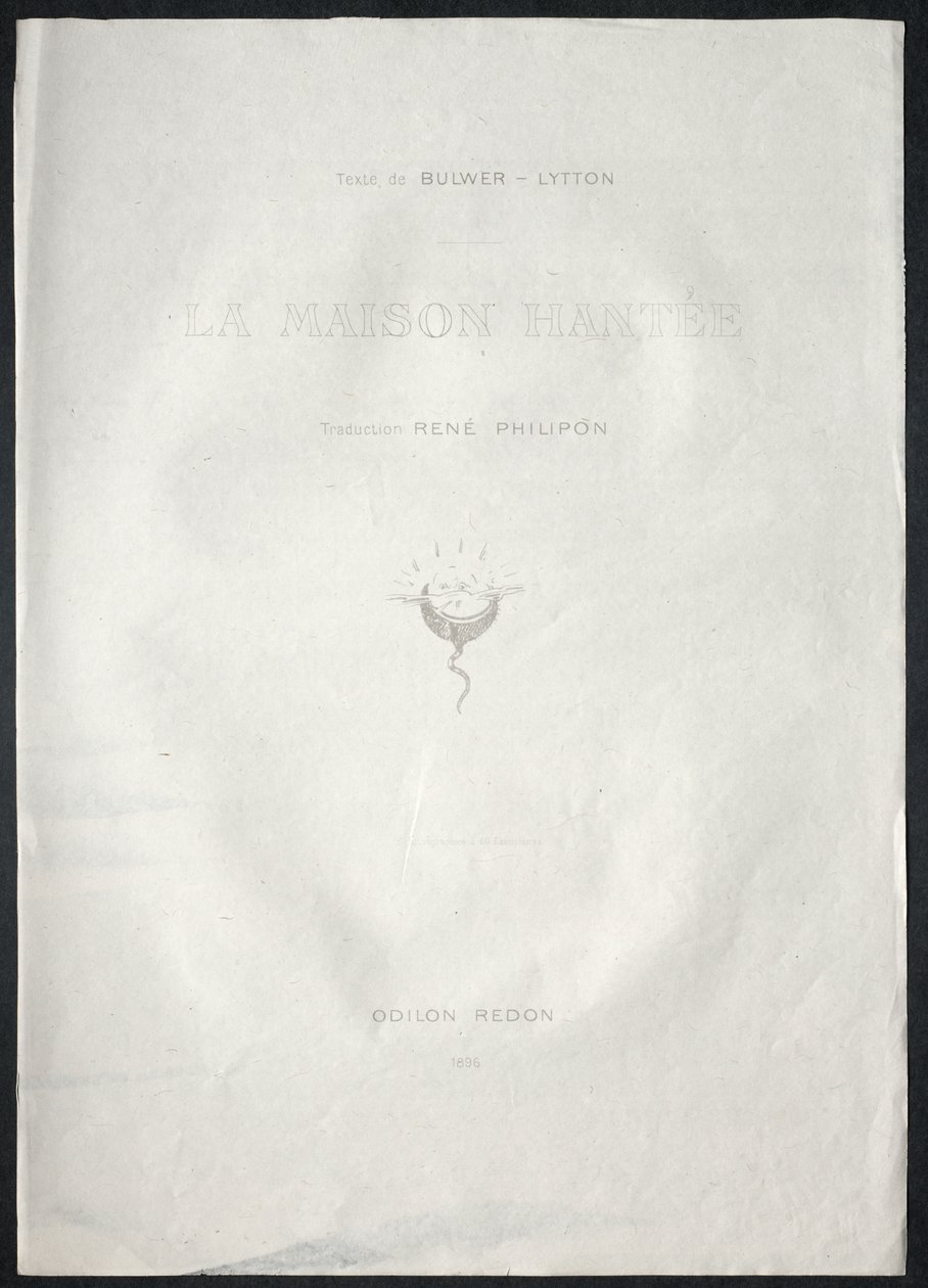 Titelplade af Odilon Redon