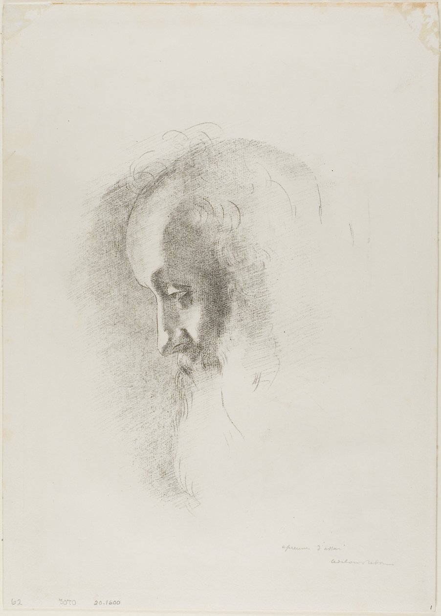 Til Alderdom, fra Nat af Odilon Redon