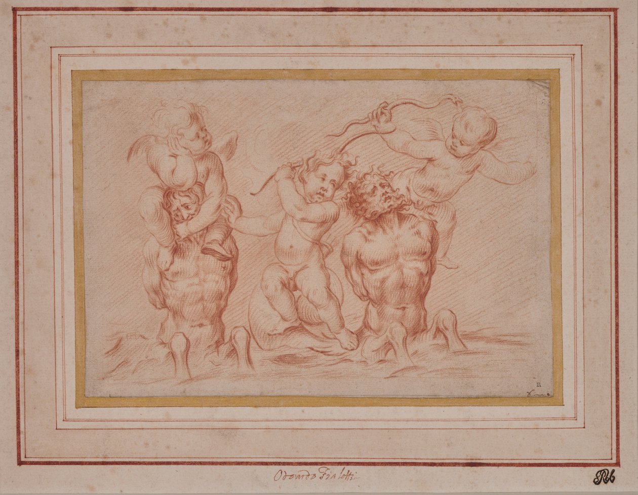 Tritons og Putti af Odoardo Fialetti