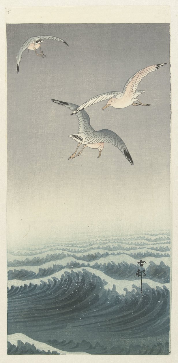 Tre måger af Ohara Koson