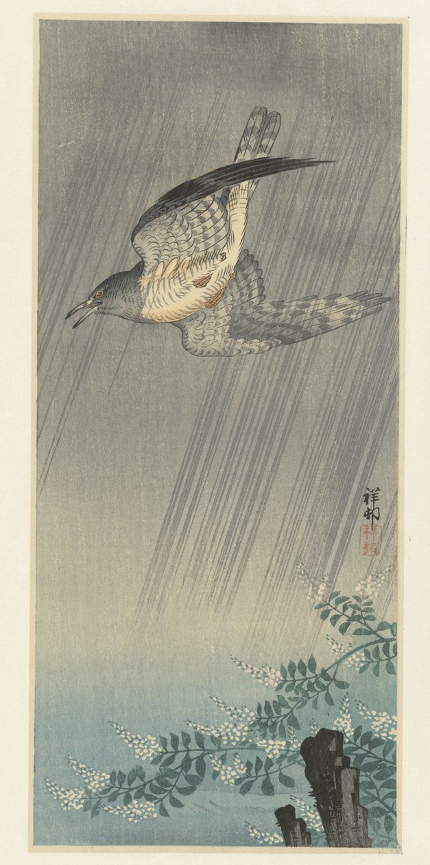 Gøg i storm af Ohara Koson