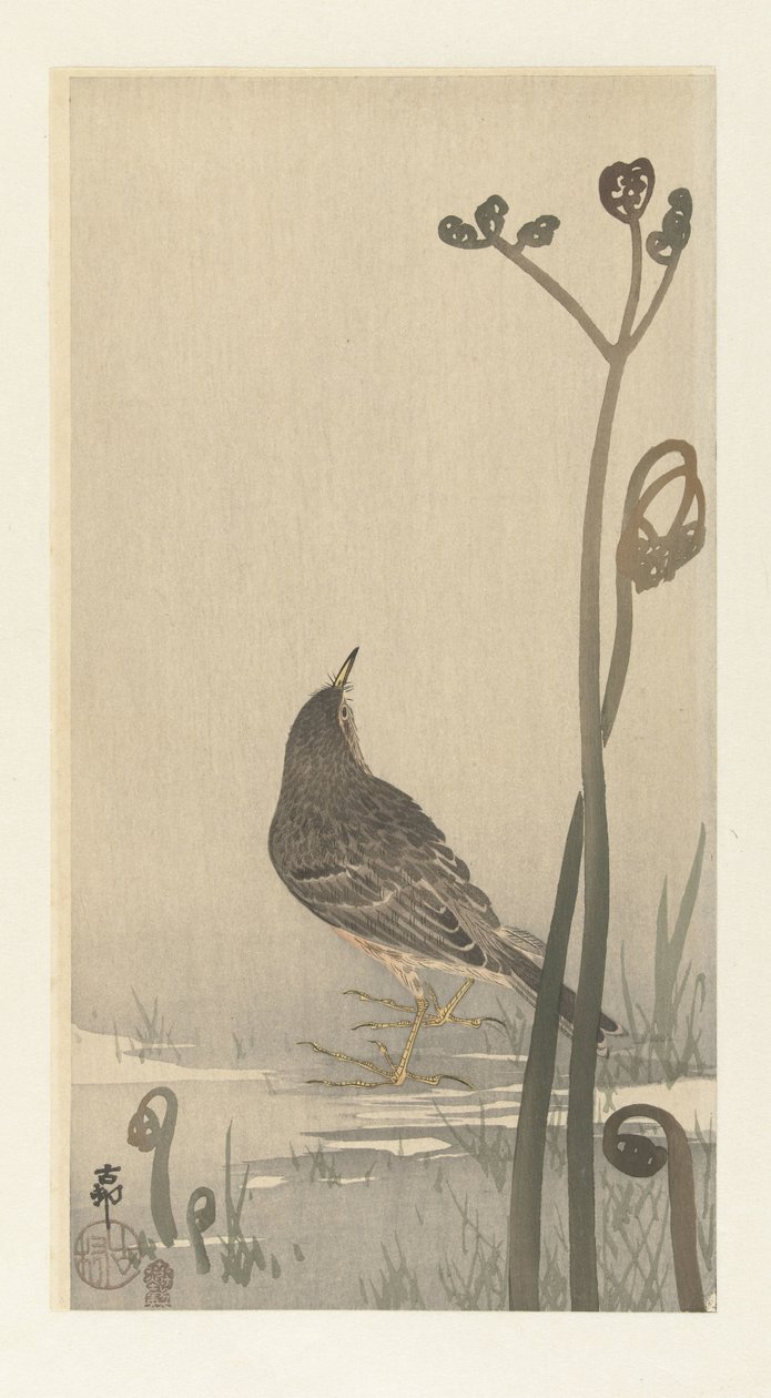 Beeper på havnefronten af Ohara Koson