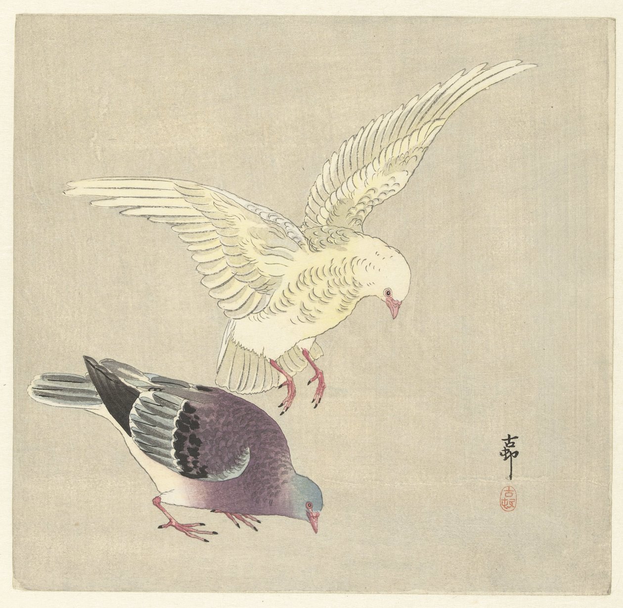 To duer af Ohara Koson