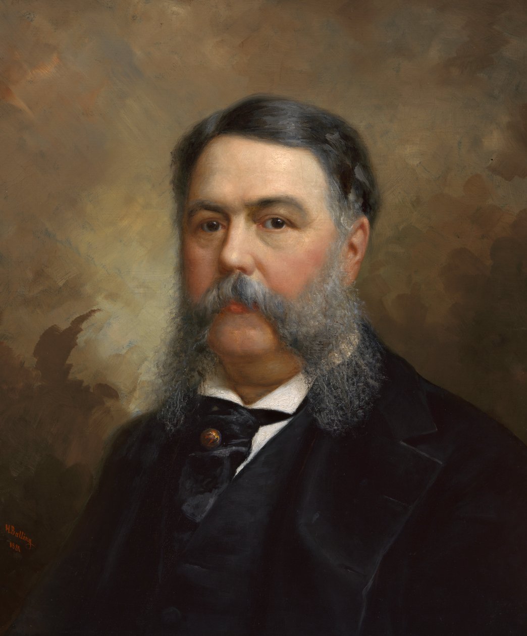 Chester A. Arthur, 1881. af Ole Peter Hansen Balling