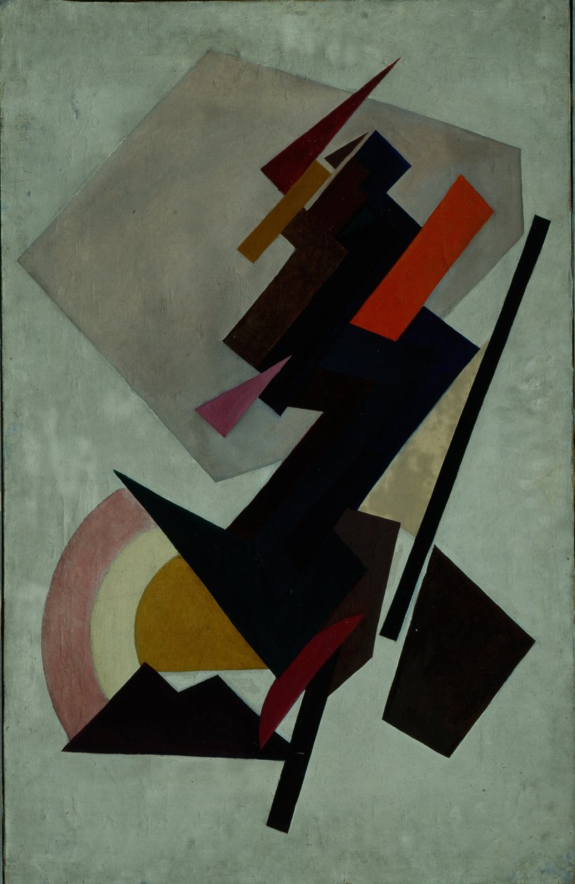 Abstrakt komposition. Suprematisme, 1910