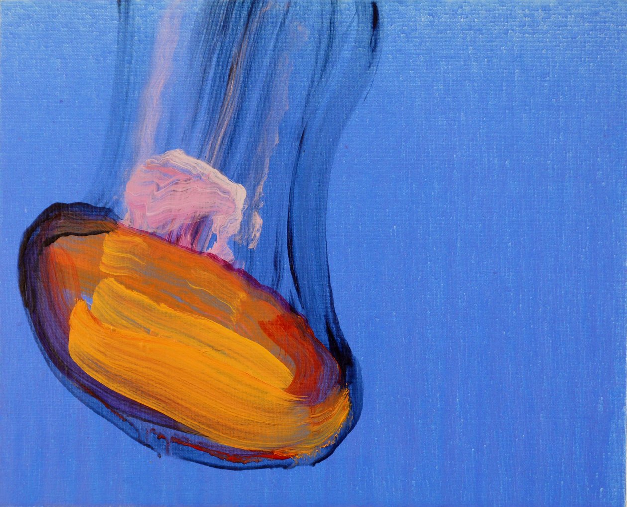 Méduses 10, 2013 (akryl på lærred) af Olivier Morel