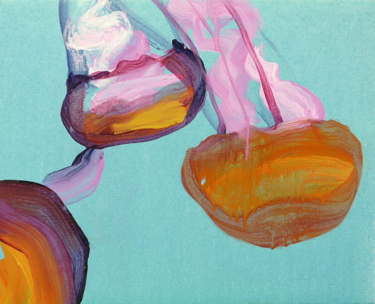Méduses 12, 2013 (akryl på lærred) af Olivier Morel