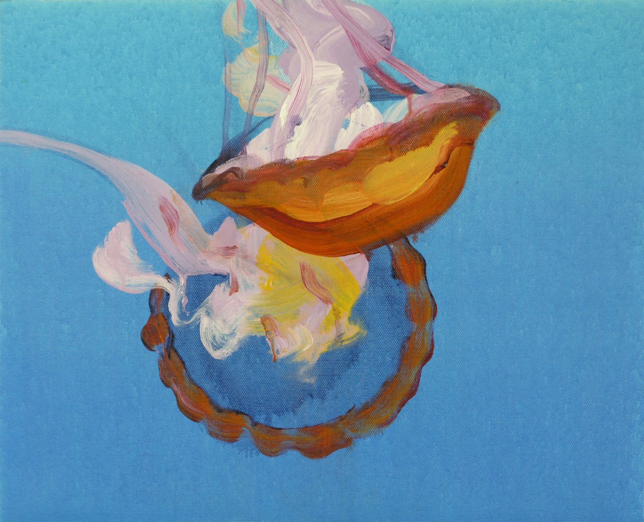 Méduses 9, 2013 (akryl på lærred) af Olivier Morel