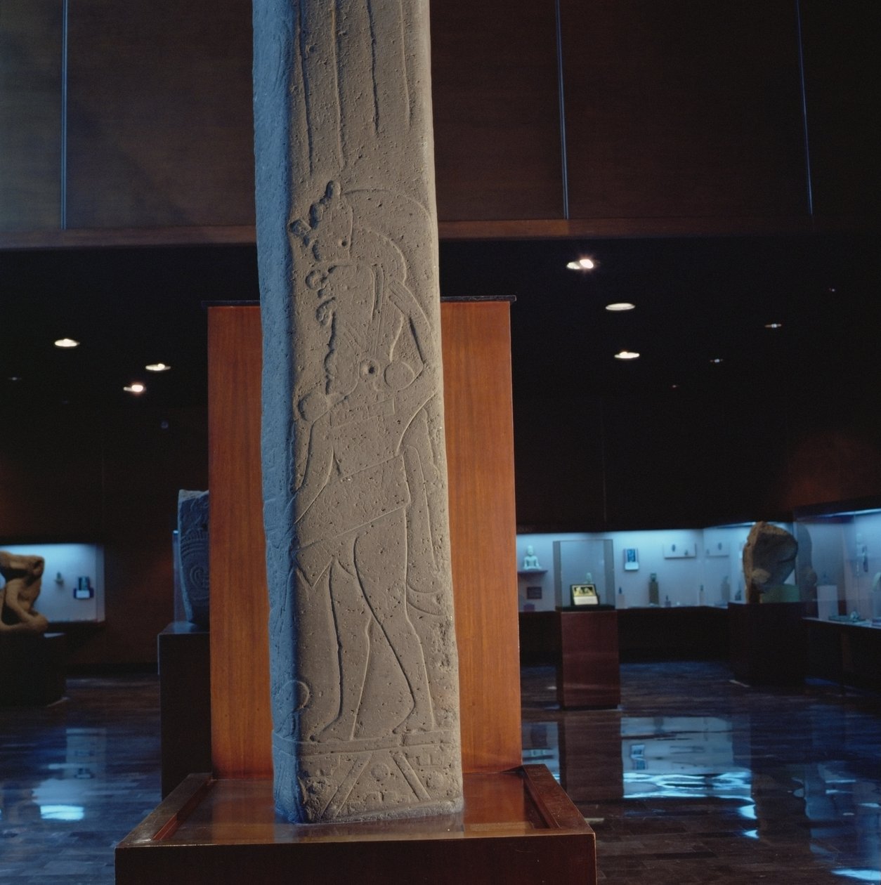 Stele fra Alvarado, Veracruz stat, præ-klassisk periode af Olmec