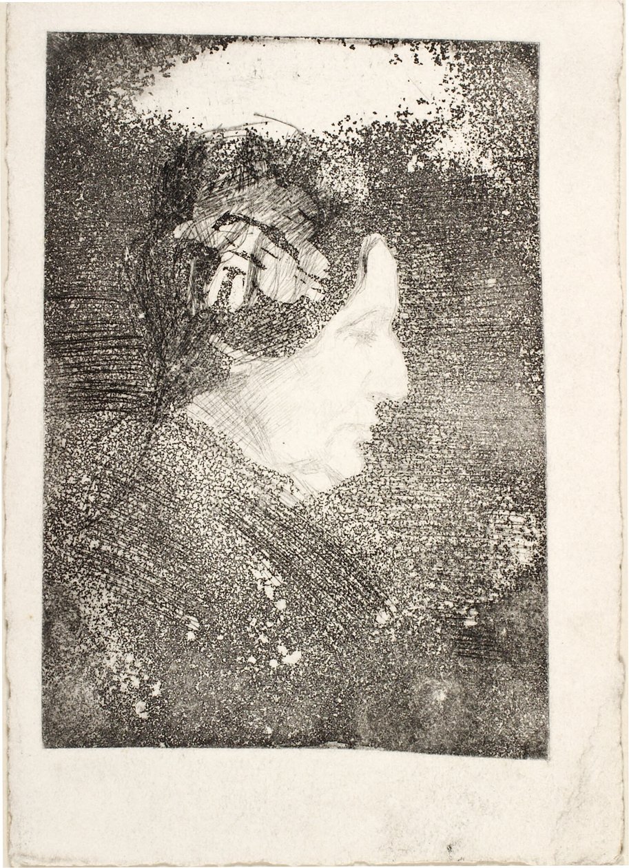 Kunstnerens moder af Oluf Hartmann