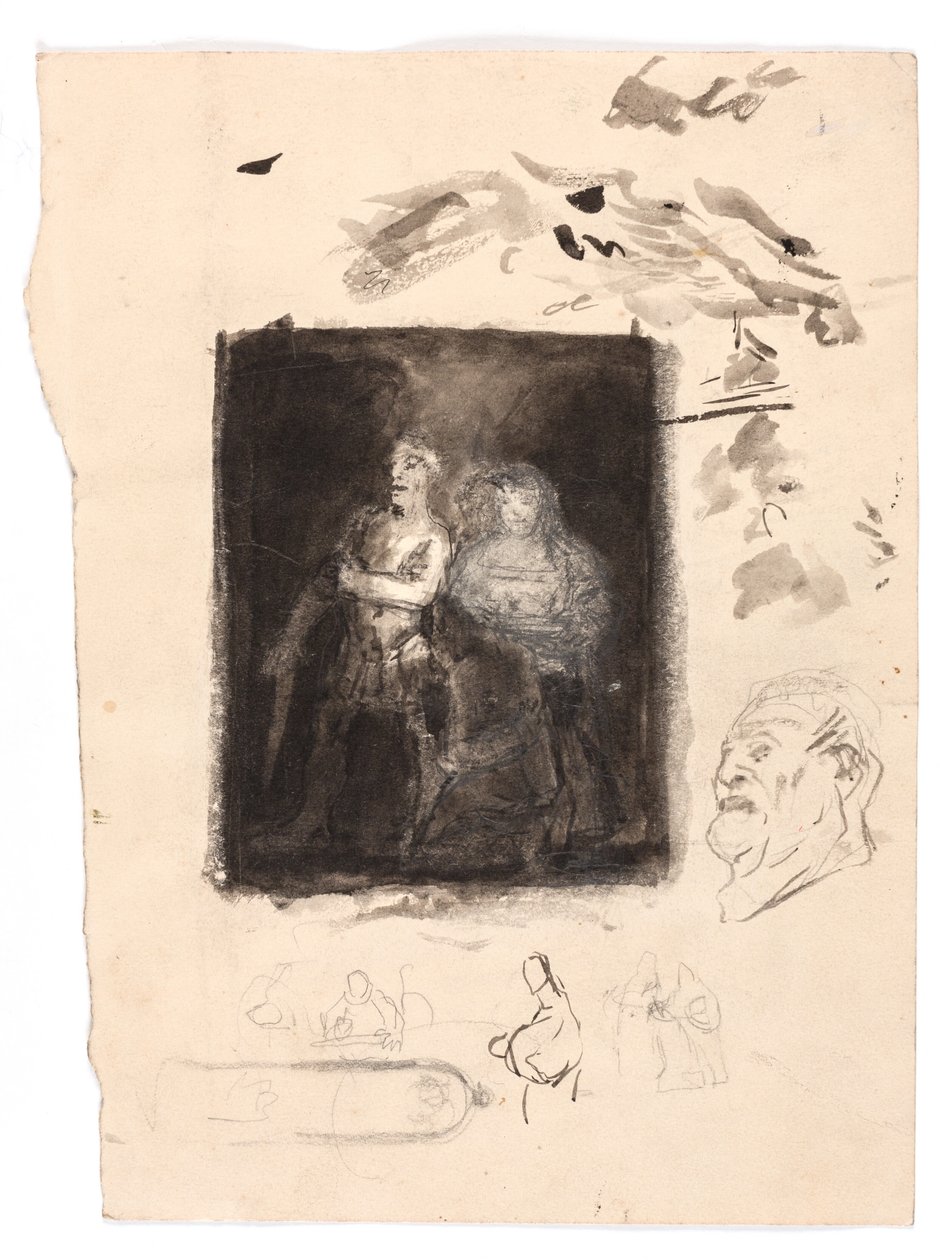 Studie til "Diogenes" af Oluf Hartmann