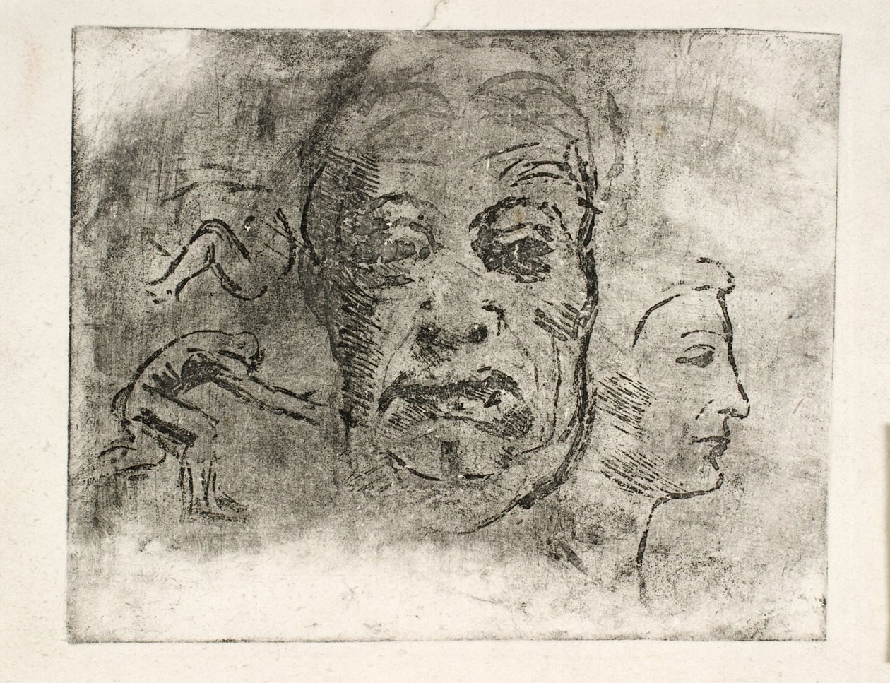 Studieark af Oluf Hartmann