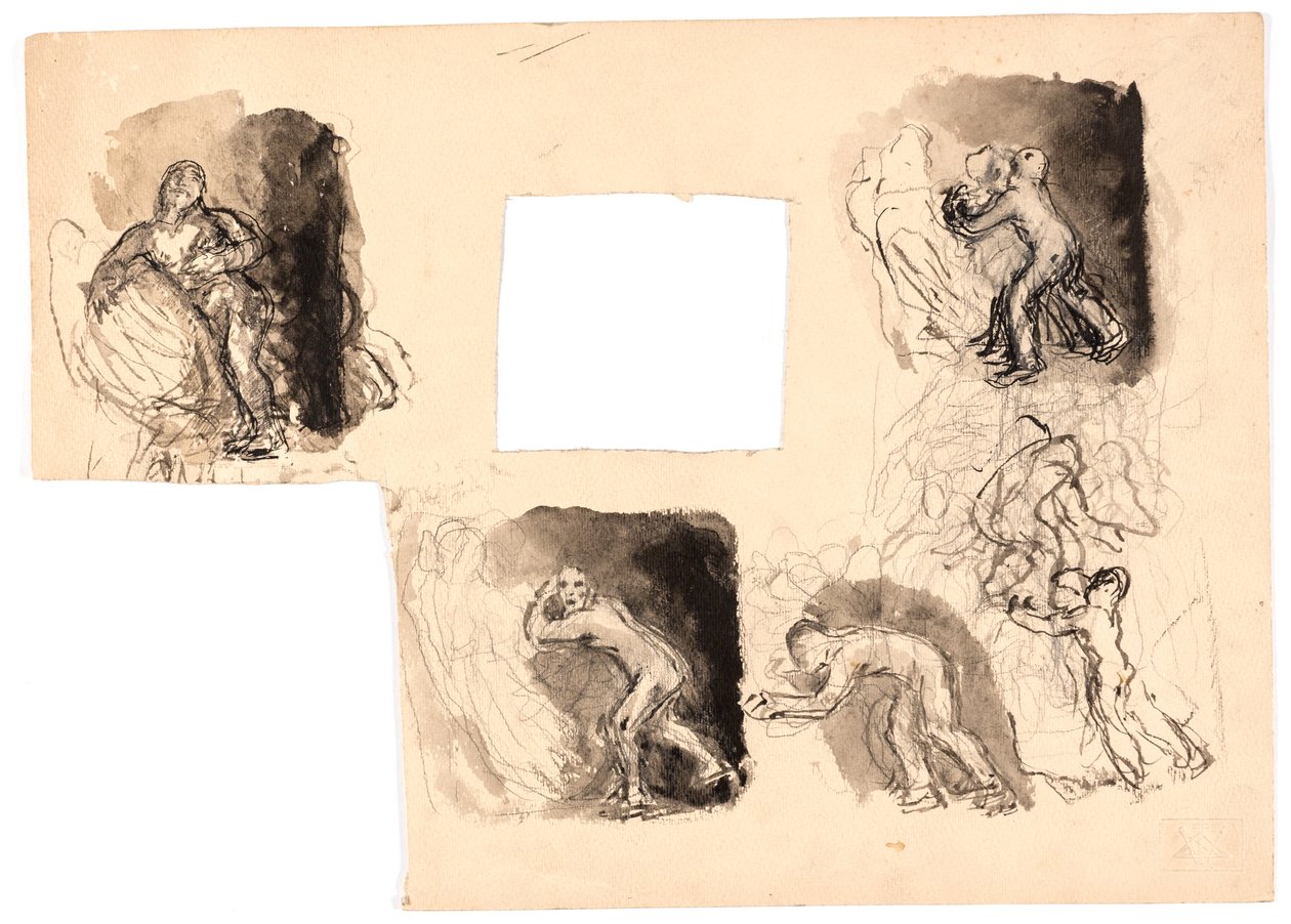 Studier til "Ixion" af Oluf Hartmann