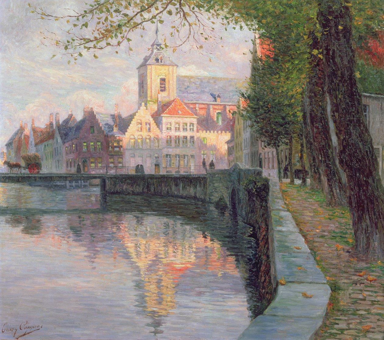 Efterår i Brugge af Omer Coppens