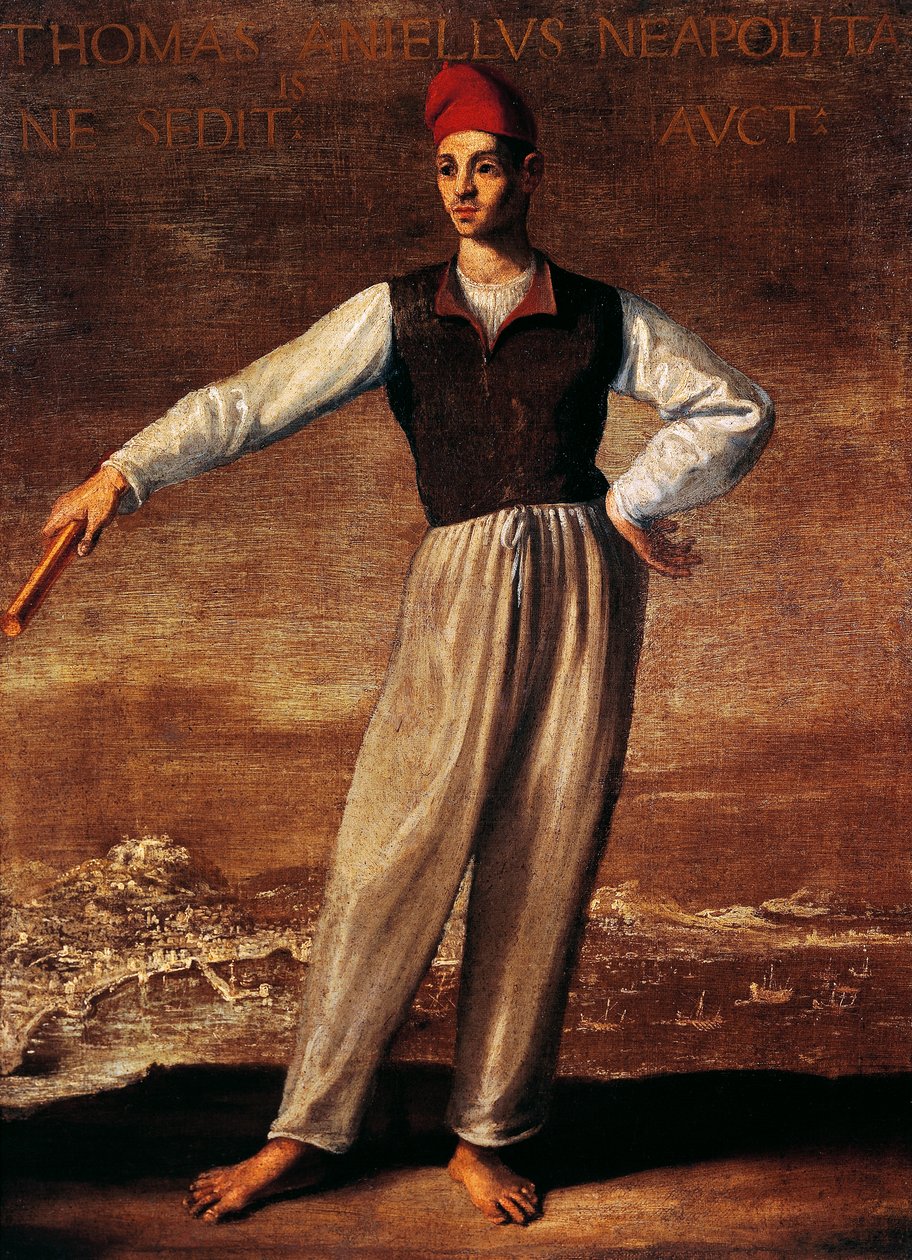 Portræt af Tommaso Aniello d