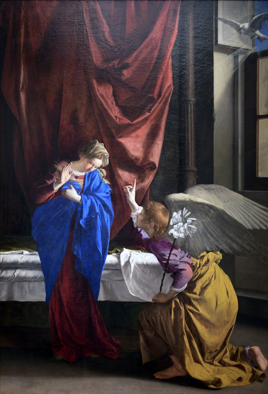 Meddelelse af Orazio Gentileschi
