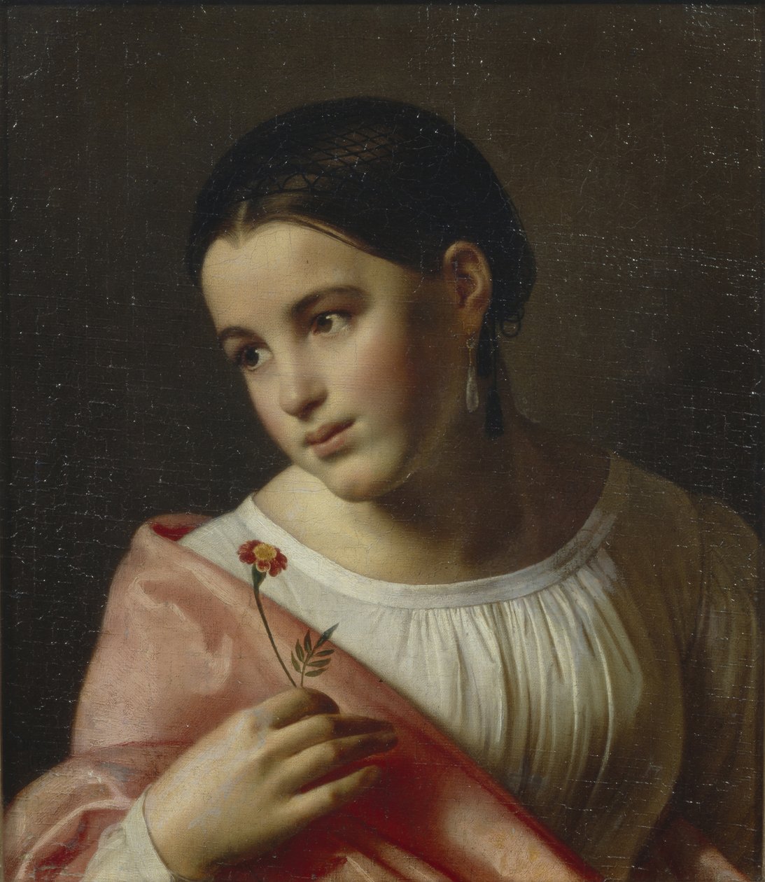 Stakkels Liza, 1827 af Orest Adamovich Kiprensky