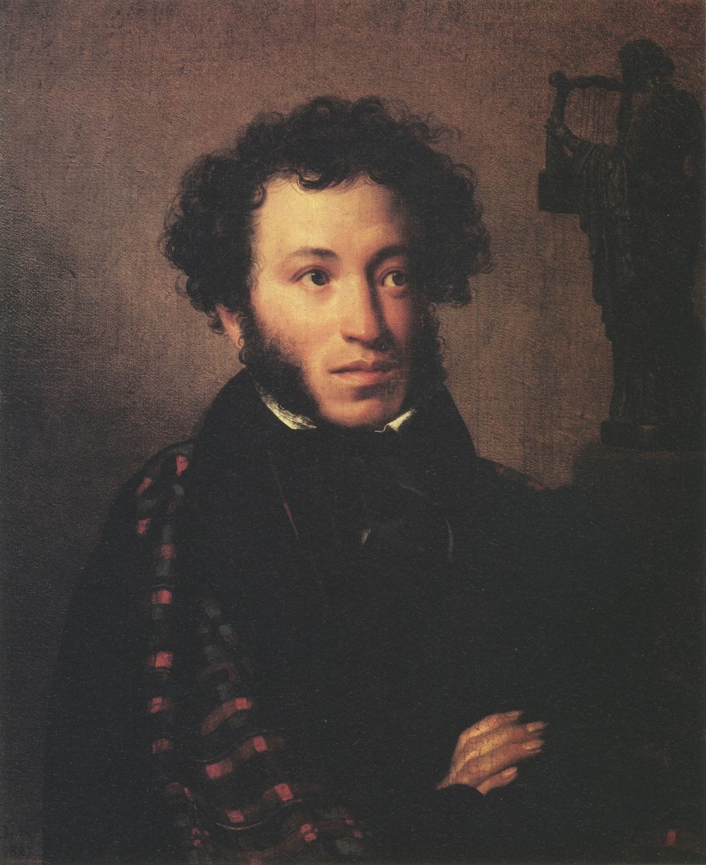 Portræt af Alexander Pushkin af Orest Kiprensky