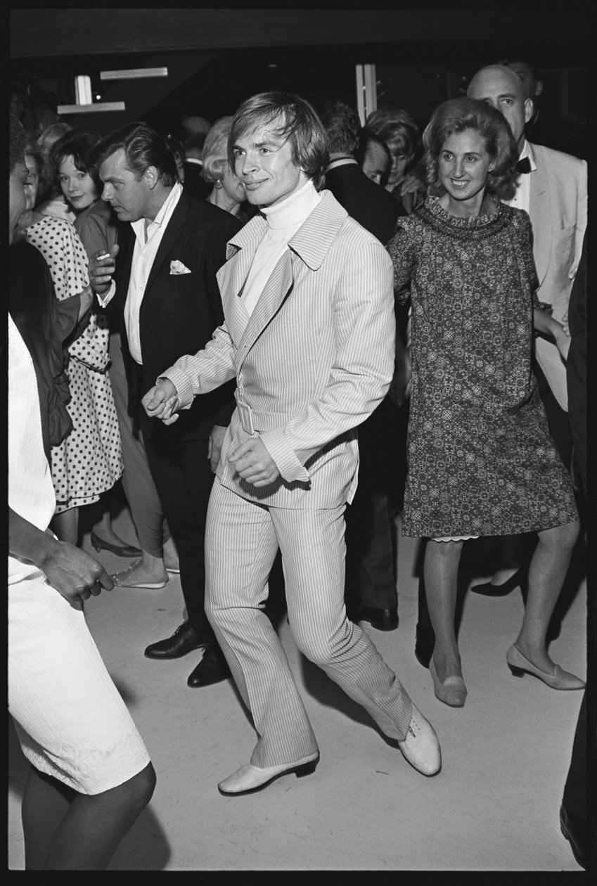 Rudolf Nureyev til en hjemmefest i Malibu af Orlando Suero