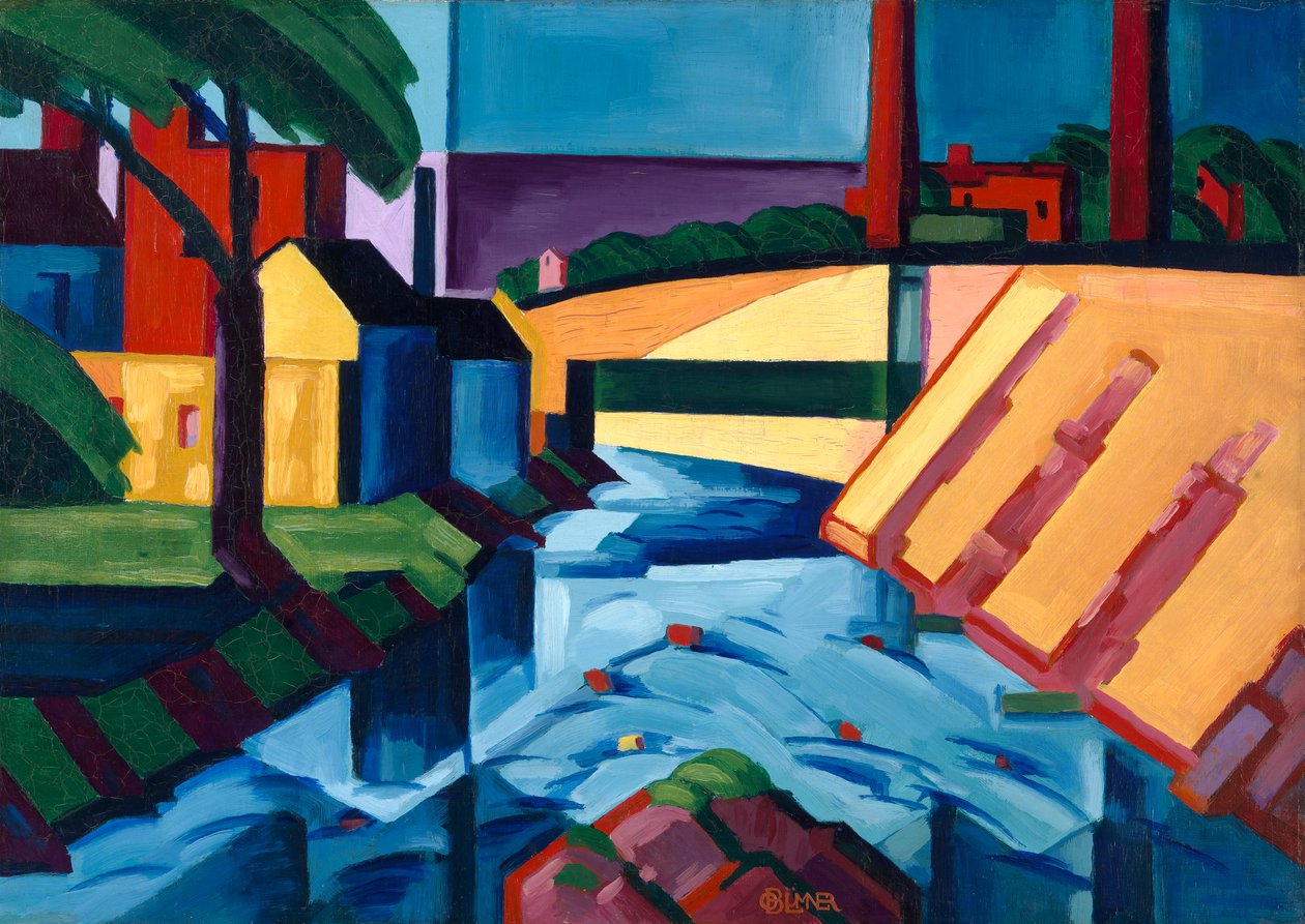 Aftentoner, 1911-1917. af Oscar Bluemner
