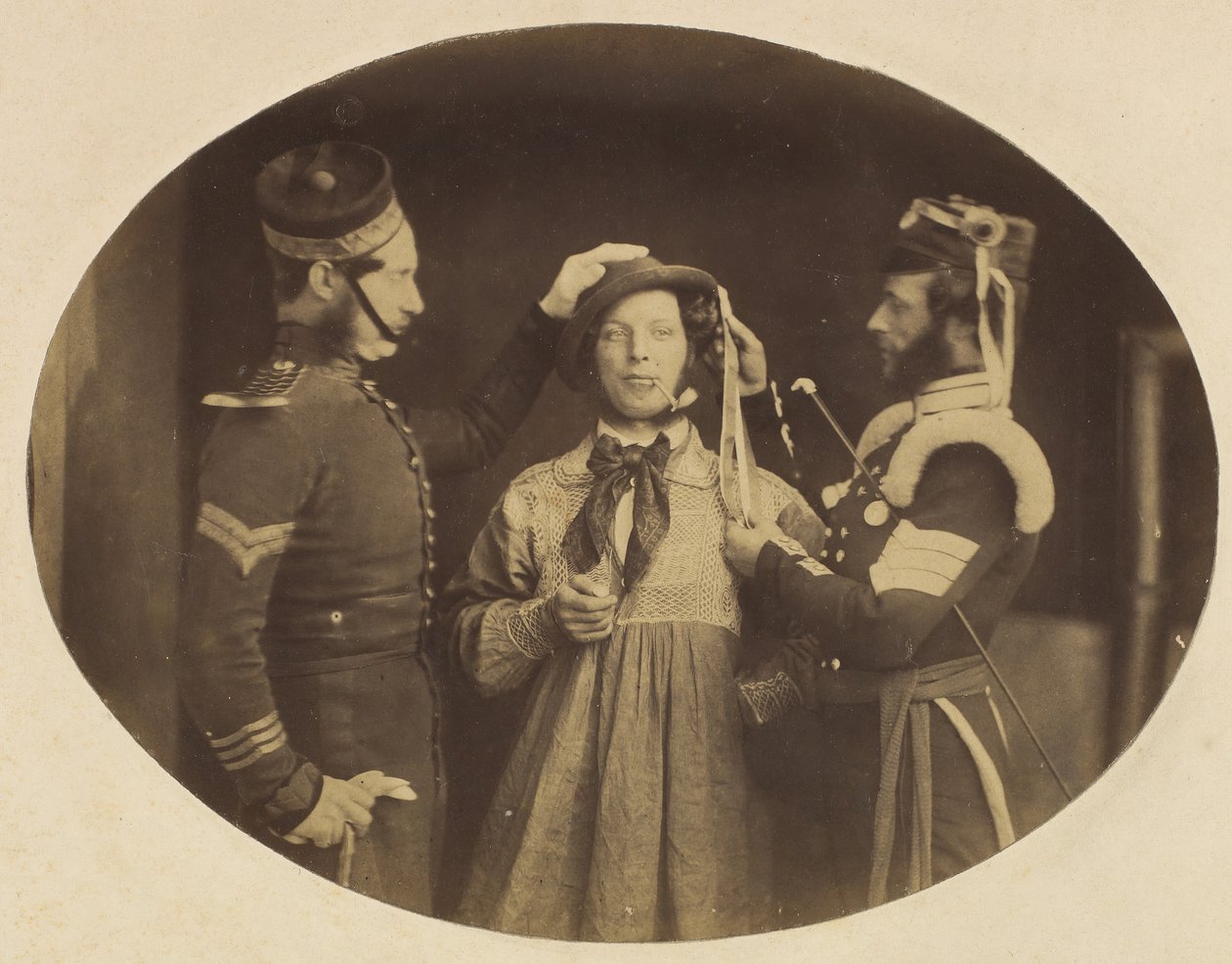 Hans Lands håb, 1855. af Oscar Gustav Rejlander